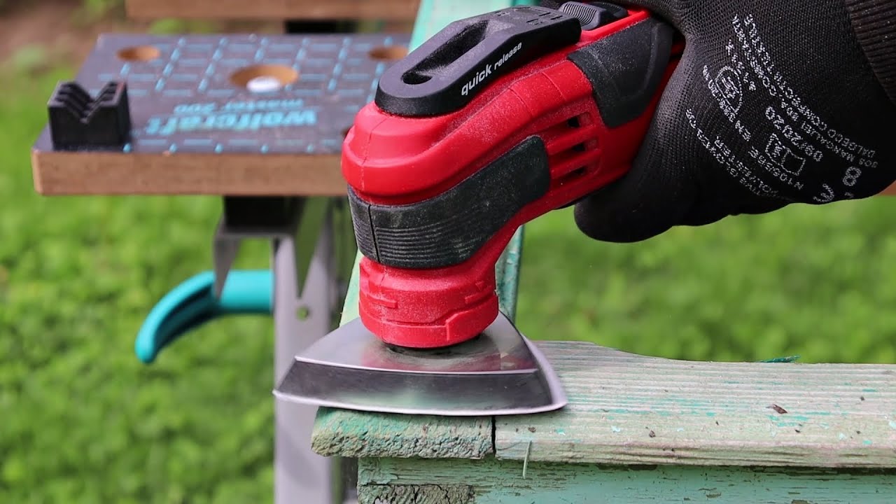 Einhell Varrito cordless multifunctional tool work demo