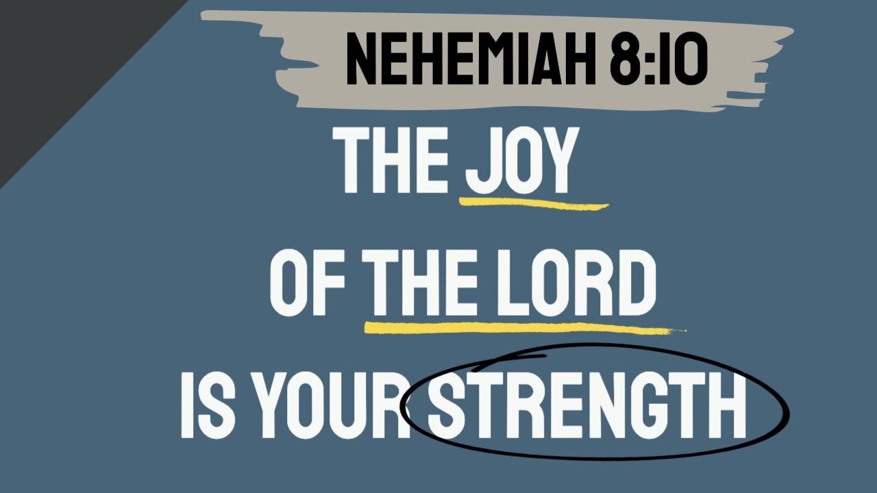 Sunday 22.02.26 6PM Service - Vincent Tracey - Nehemiah 8:10 THE JOY OF THE LORD IS YOUR STRENGTH