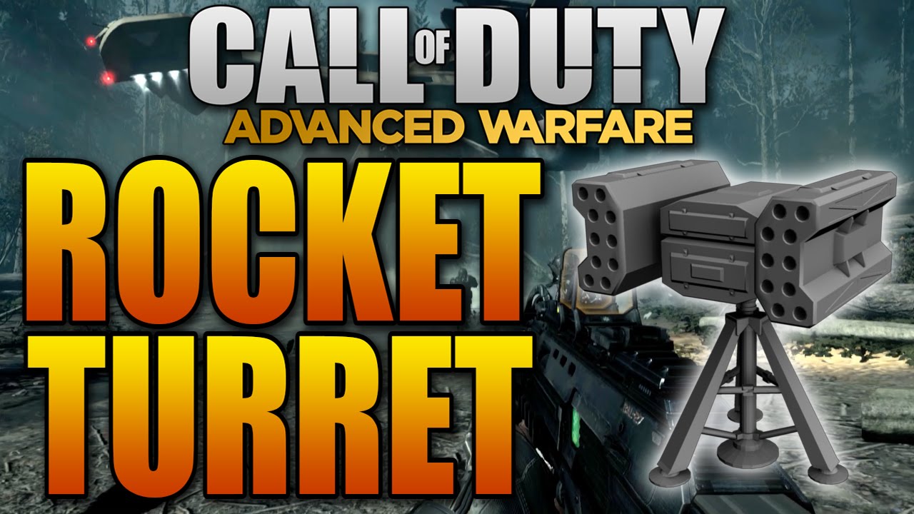 Advanced Warfare - ROCKET LAUNCHER TURRET! (Call of Duty AW Multiplayer Teaser Gameplay)
