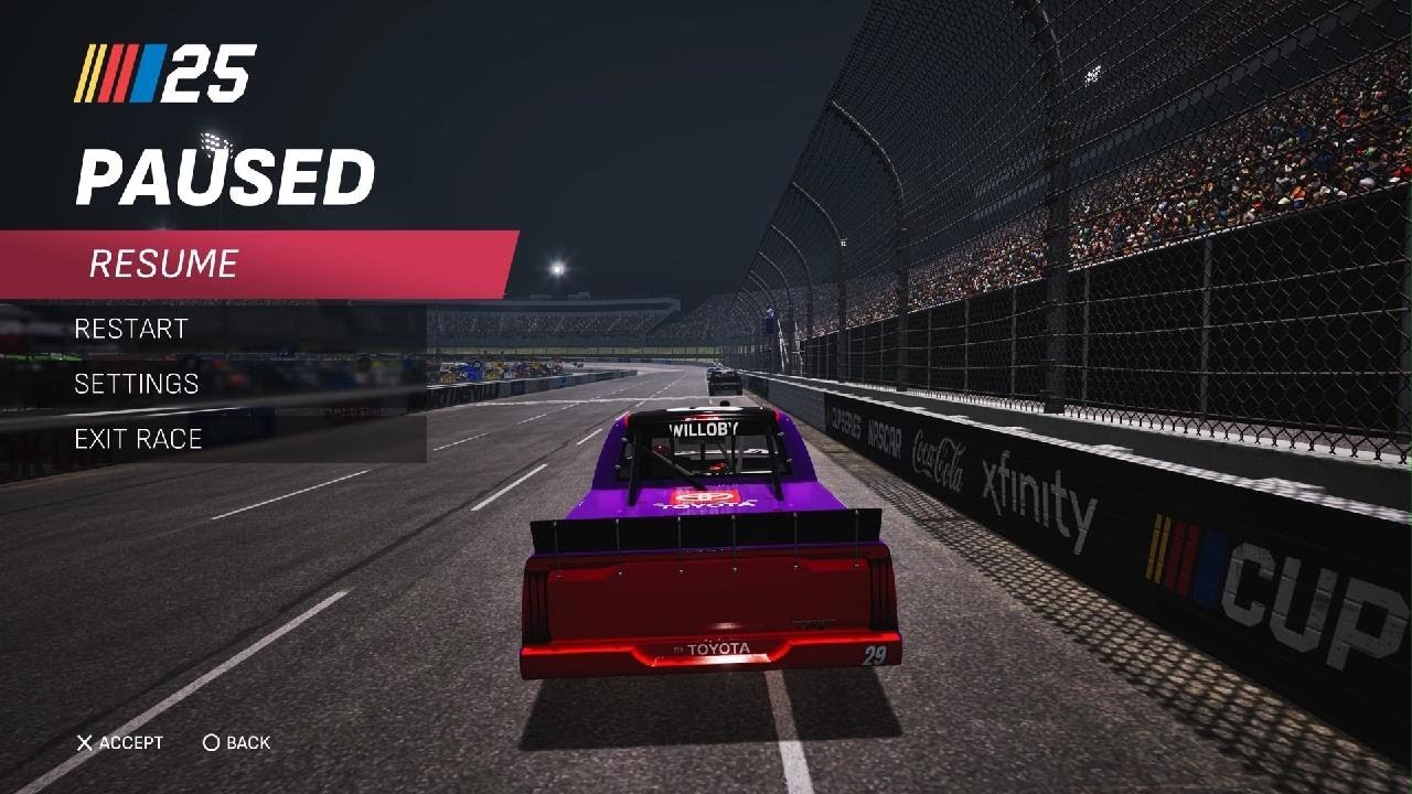 NASCAR 25 career mode post 30