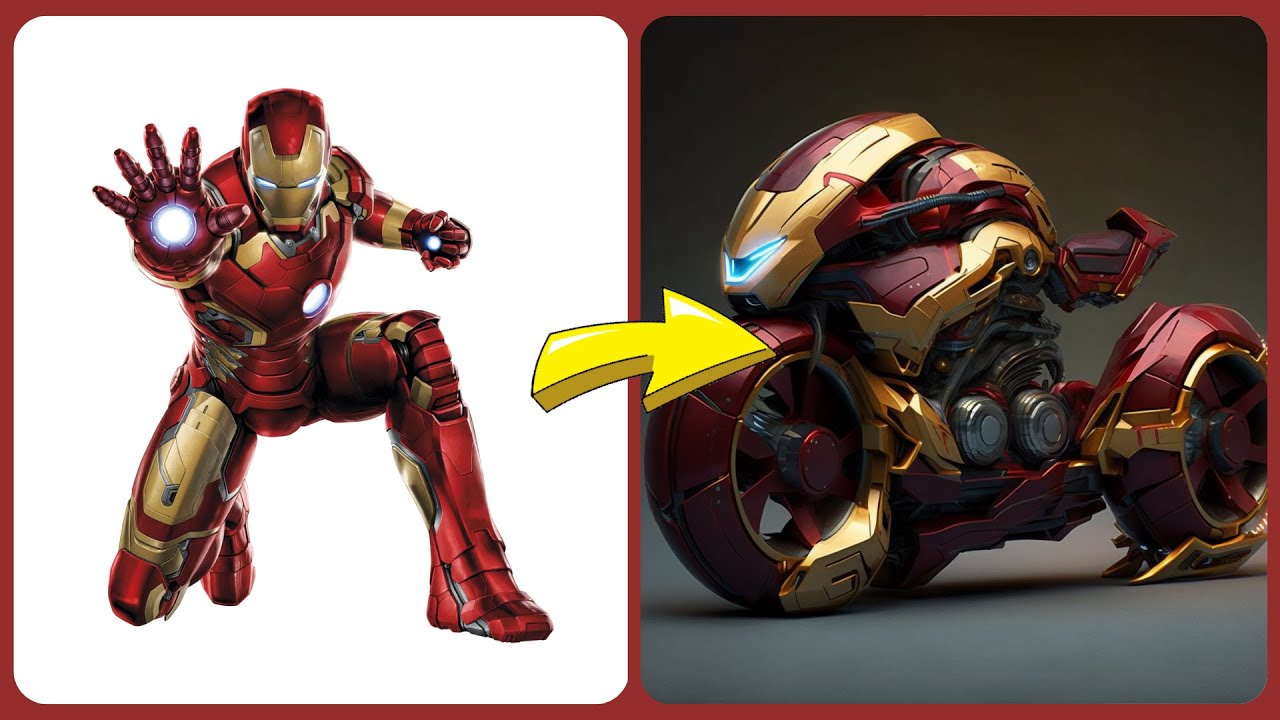 🔥 Avengers & Justice League: as FAST AND FURIOUS MOTORCYCLES!!! | ✨All characters
