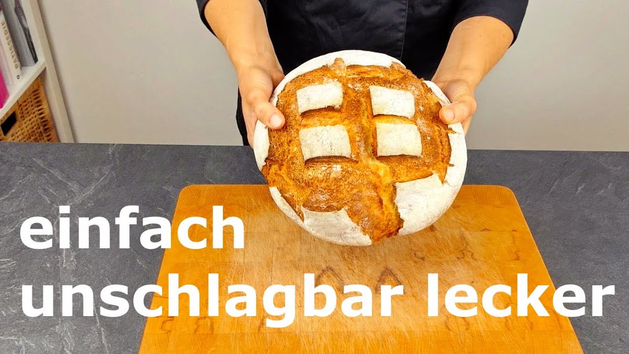 Kartoffelbrot – außen knusprig, innen fluffig – einfaches Brotrezept | Mein Backbuch