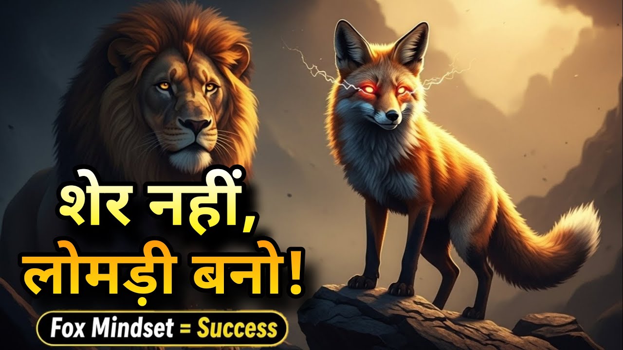 शेर नहीं, लोमड़ी बनो | अगर सफल होना है तो Fox Mindset सीखो 🦊 | Full Book Summary in Hindi