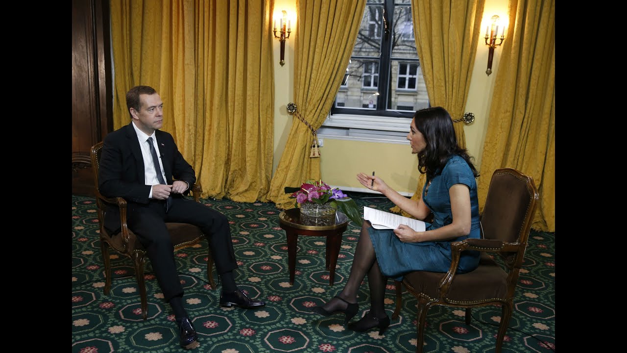 Интервью Дмитрия Медведева телеканалу Euronews