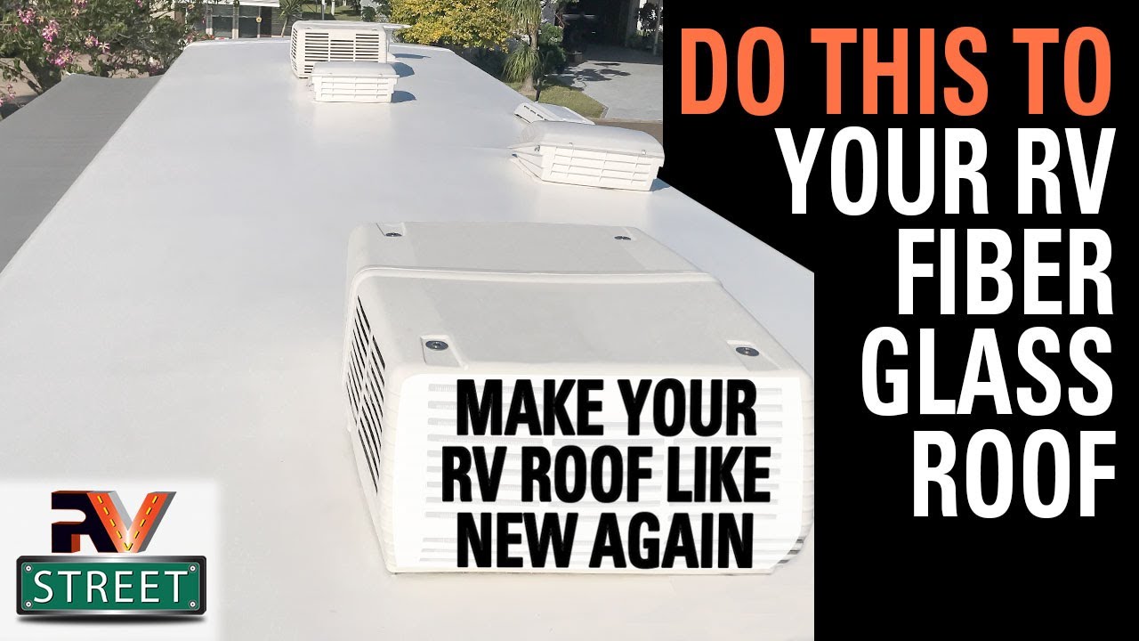 RV FIBERGLASS ROOF COATING & GUTTER SEALANT REPAIR
