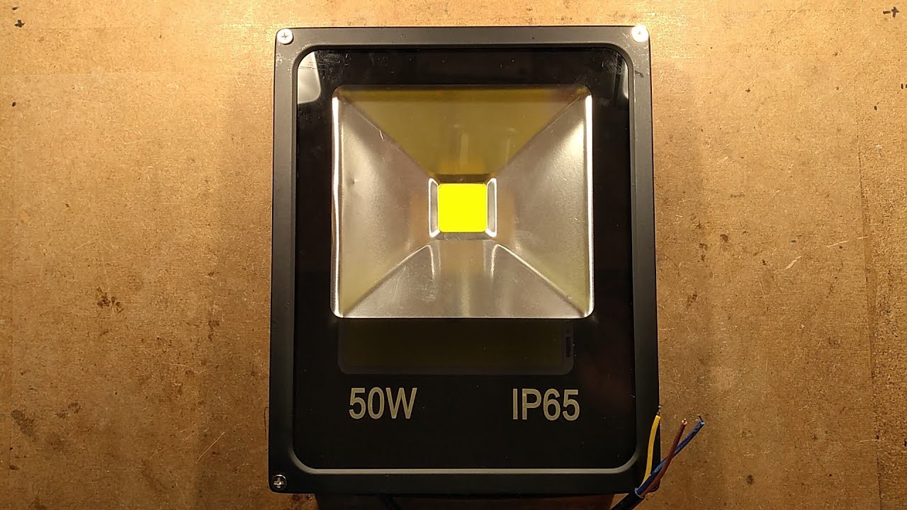 Another cheap eBay LED floodlight.  Is it really going to be 50W?