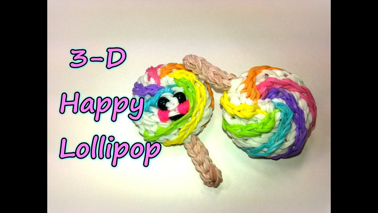 3-D Счастливый леденец Учебник по feelinspiffy (Радуга Ткацкий станок)