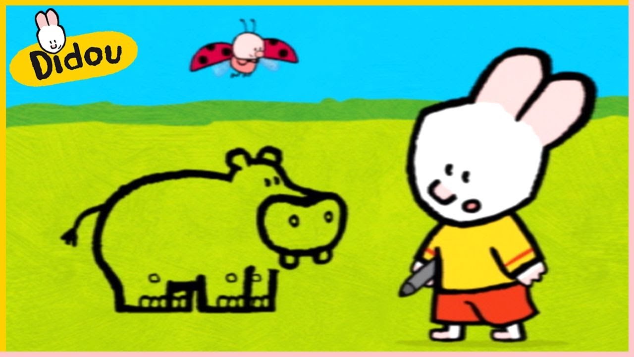 Didou, dessine moi un hippopotame | Didou construis-moi | 105' Compilation