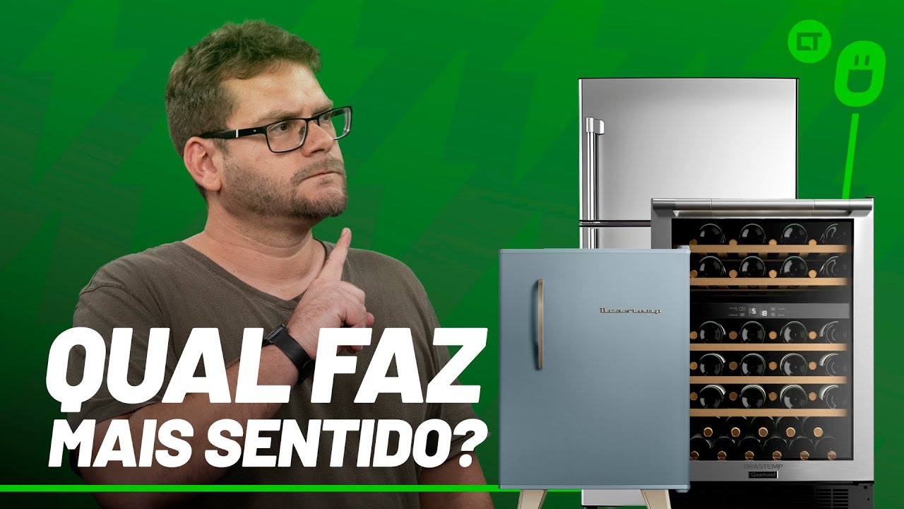 Geladeira, frigobar, adega ou cervejeira? Qual faz mais sentido?