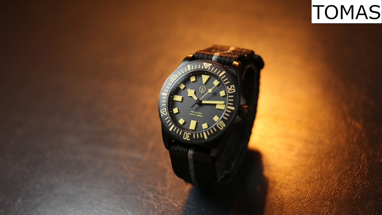 Обзор Watchdives EXD Titanium V2 38m yellow