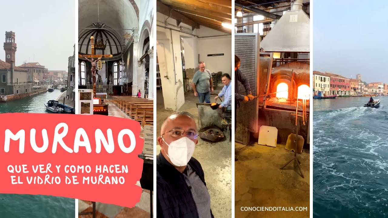 MURANO - Que ver en Murano, visitar una fábrica de vidrio en la isla de Murano