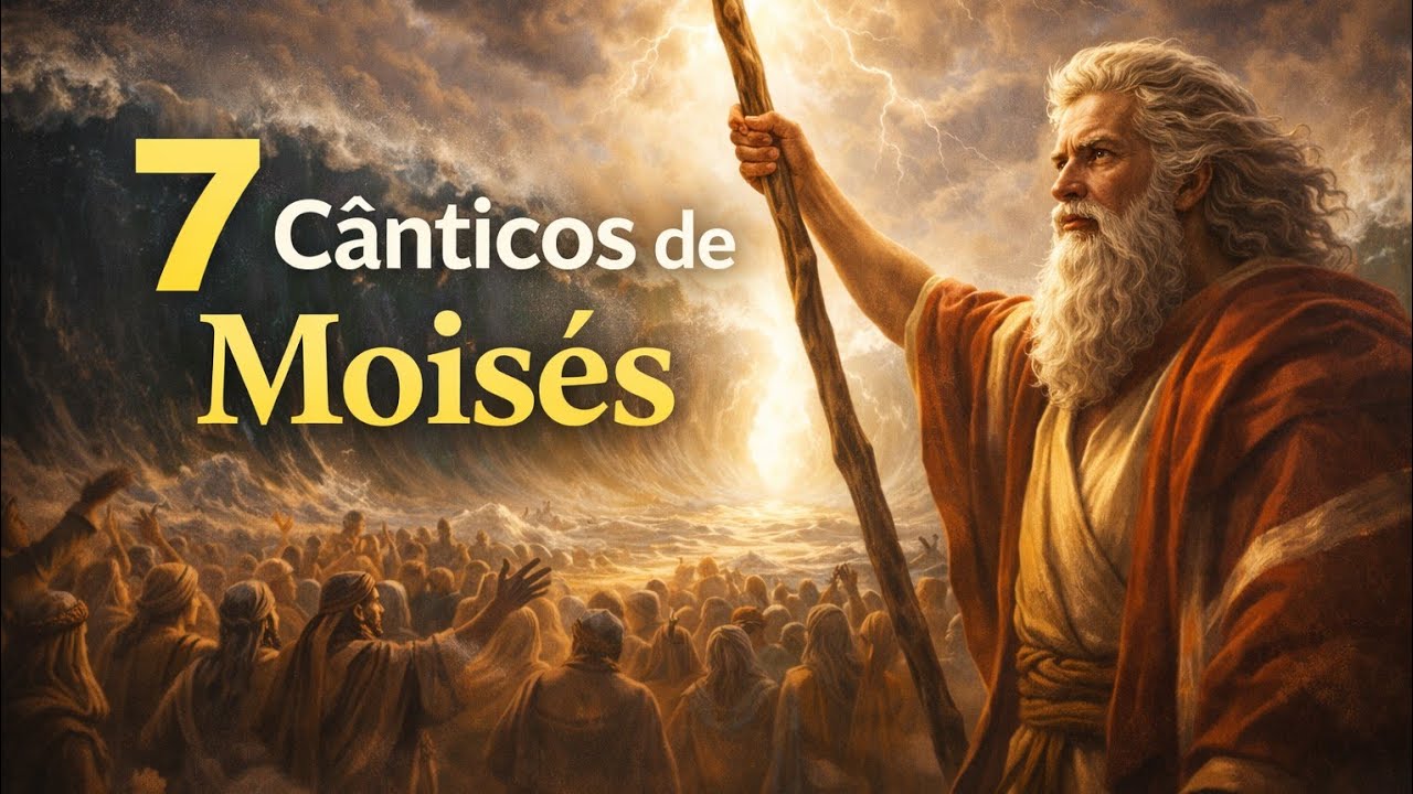 As 7 Músicas de Moisés e o Êxodo | Louvores Poderosos para Rezar e Sentir a Força de Deus!