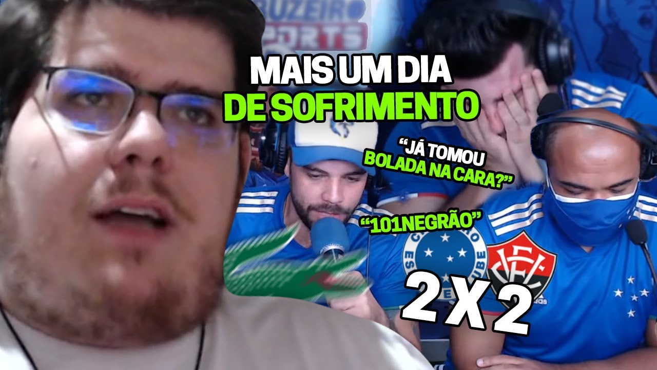 CASIMIRO REAGE A CRUZEIRO SPORTS APÓS EMPATE EM 2X2 COM O VITÓRIA | Cortes do Casimito