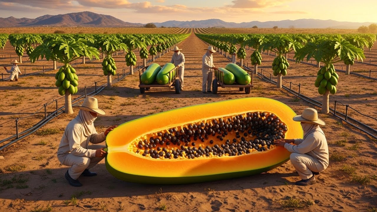 ¡Increíble! Cultivaron papayas en el desierto — los resultados sorprendieron al mundo entero