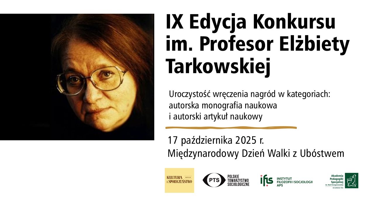 IX Edycja Konkursu im. Profesor Elżbiety Tarkowskiej - Uroczystość wręczania nagród