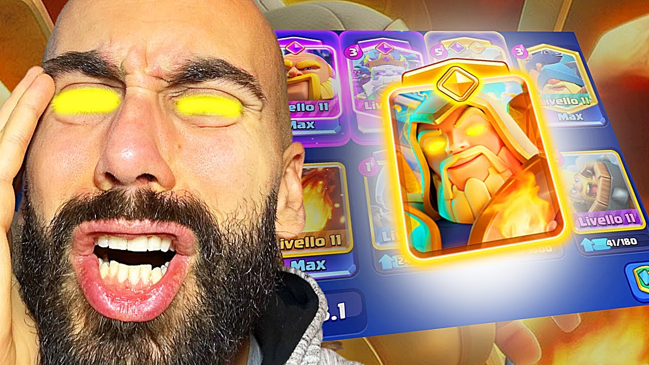 LO STREGONE HERO &Egrave; FINALMENTE QUI! 🧙&zwj;♂️✨ LA NUOVA CARTA PI&Ugrave; DEVASTANTE DI CLASH ROYALE!
