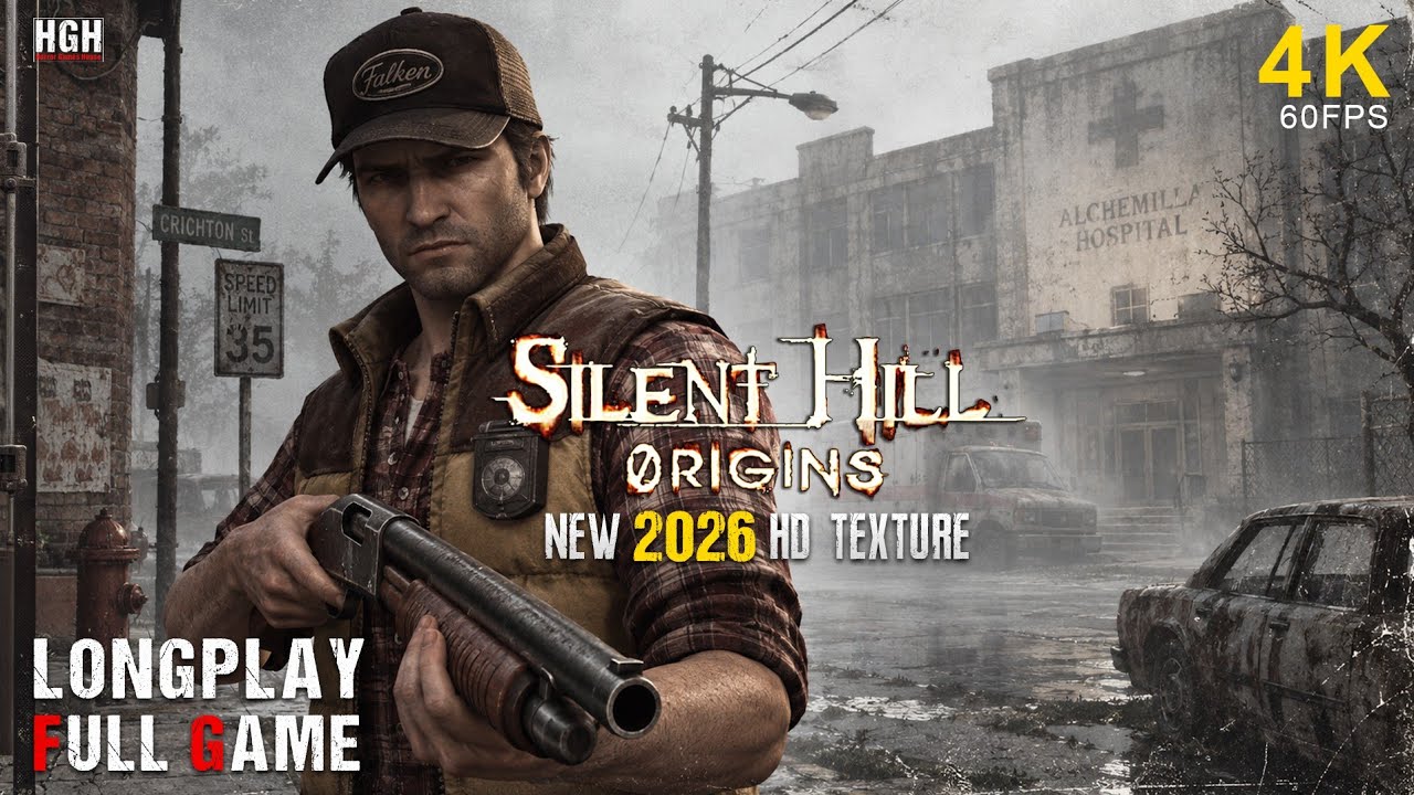 SILENT HILL: ORIGINS | NEW 2026 HD TEXTURE | %100 FULL GAME Walkthrough | ALL Items | No Commentary