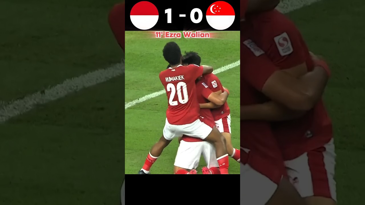 Indonesia Vs Singapore | Semifinals AFF Suzuki Cup 2020