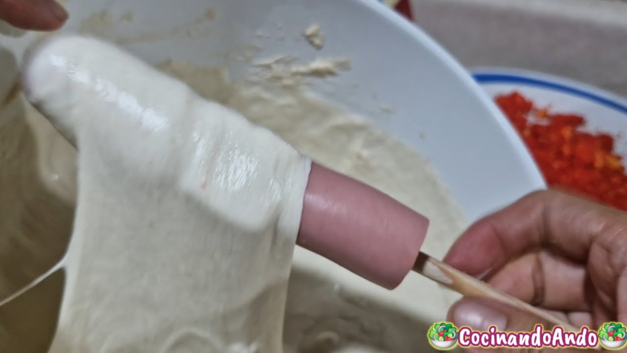 BANDERILLAS TIPO COREANAS realiza esta receta f&aacute;cil y r&aacute;pida para obtener  la mejor masa