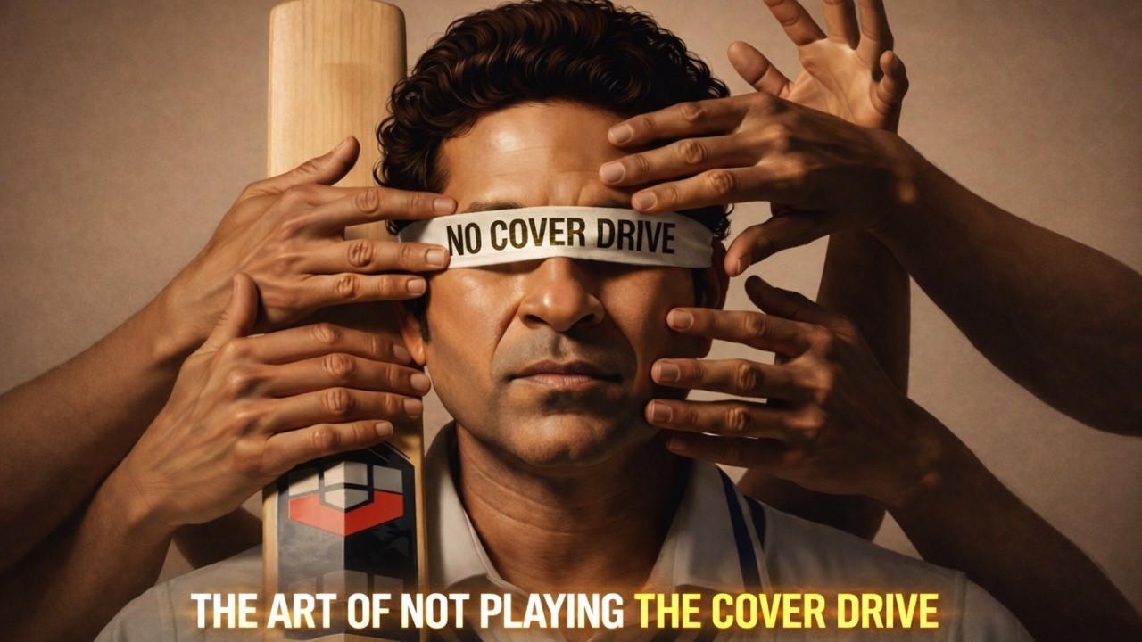 The Day Sachin Stopped Playing the Cover Drive | 241 runs with no cover drives