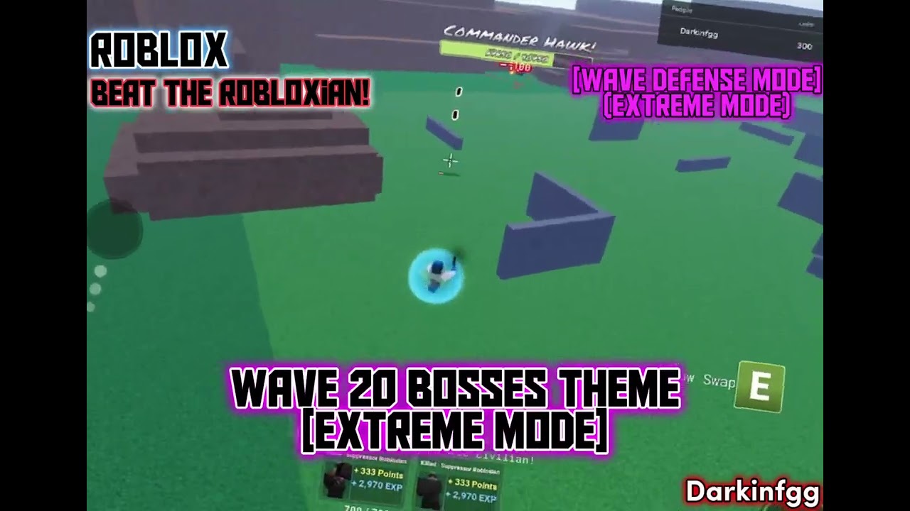 Commander Hawk And The Others Extreme Mode Theme Roblox Beat The Robloxian #beattherobloxian
