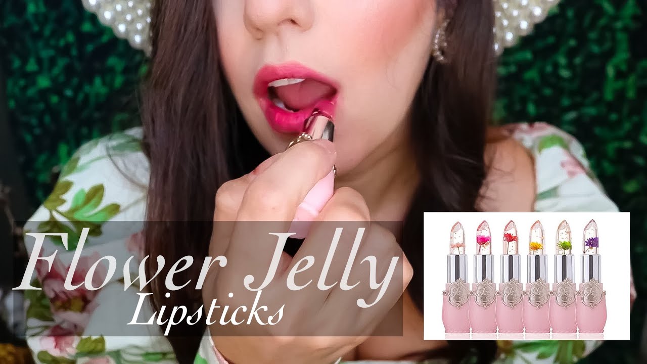 Flower Jelly Lipsticks Review ||| AMAZON 2020