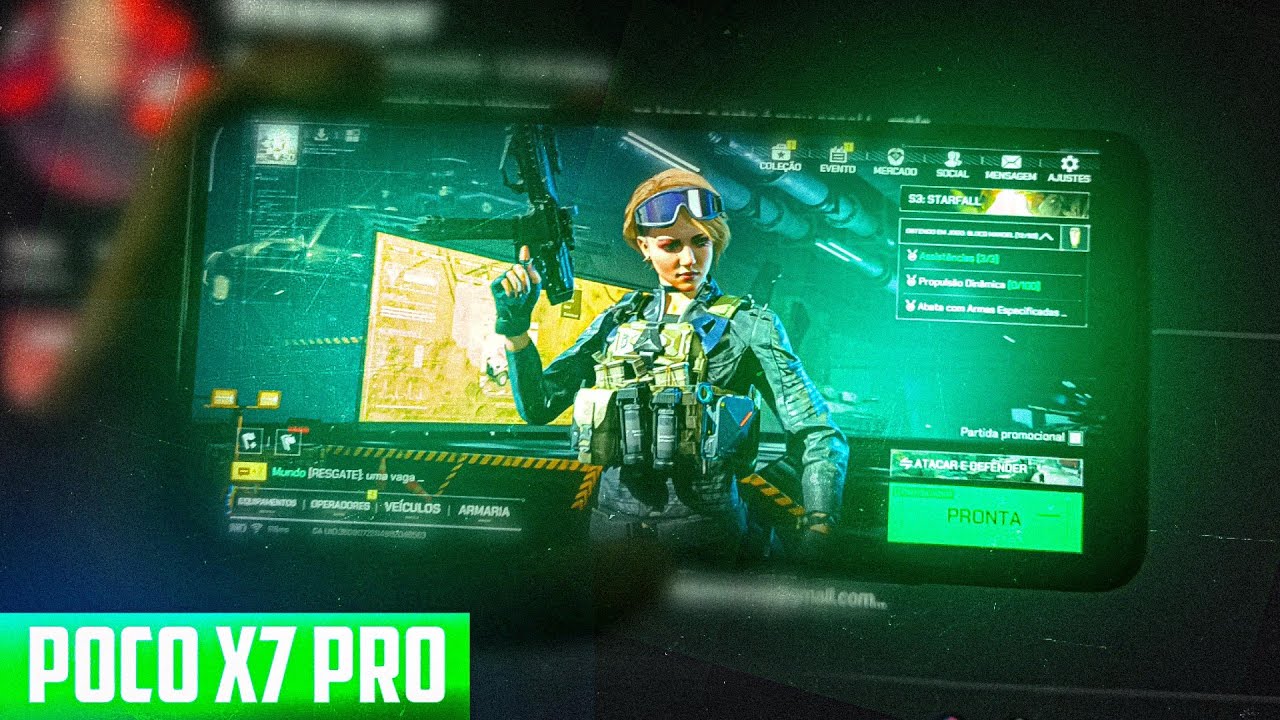 MINHA PRIMEIRA GAMEPLAY no POCO X7 PRO no DELTA FORCE MOBILE (TA LISO DEMAIS)
