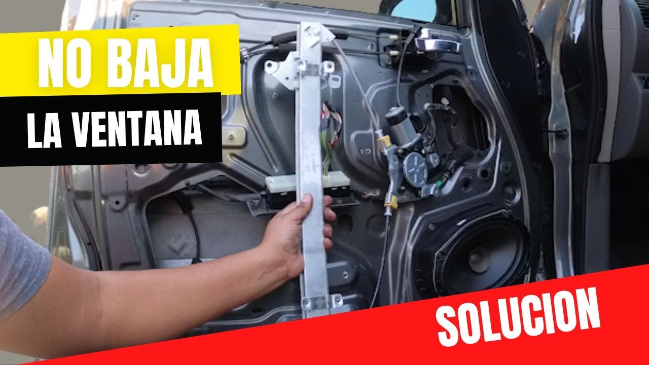 COMO CAMBIAR EL MOTOR DE LA VENTANA DE UNA NISSAN FRONTIER   NO BAJA VENTANA