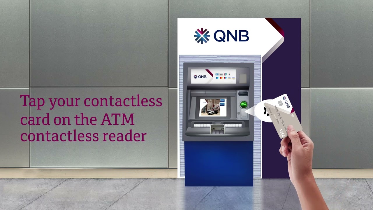Deposit or withdraw money from any QNB ATM with a simple touch
