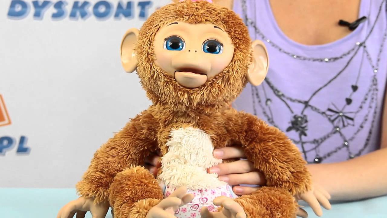My Giggly Monkey Pet / Moja Małpka Giggly - Cuddles - FurReal Friends - Hasbro - www.MegaDyskont.pl