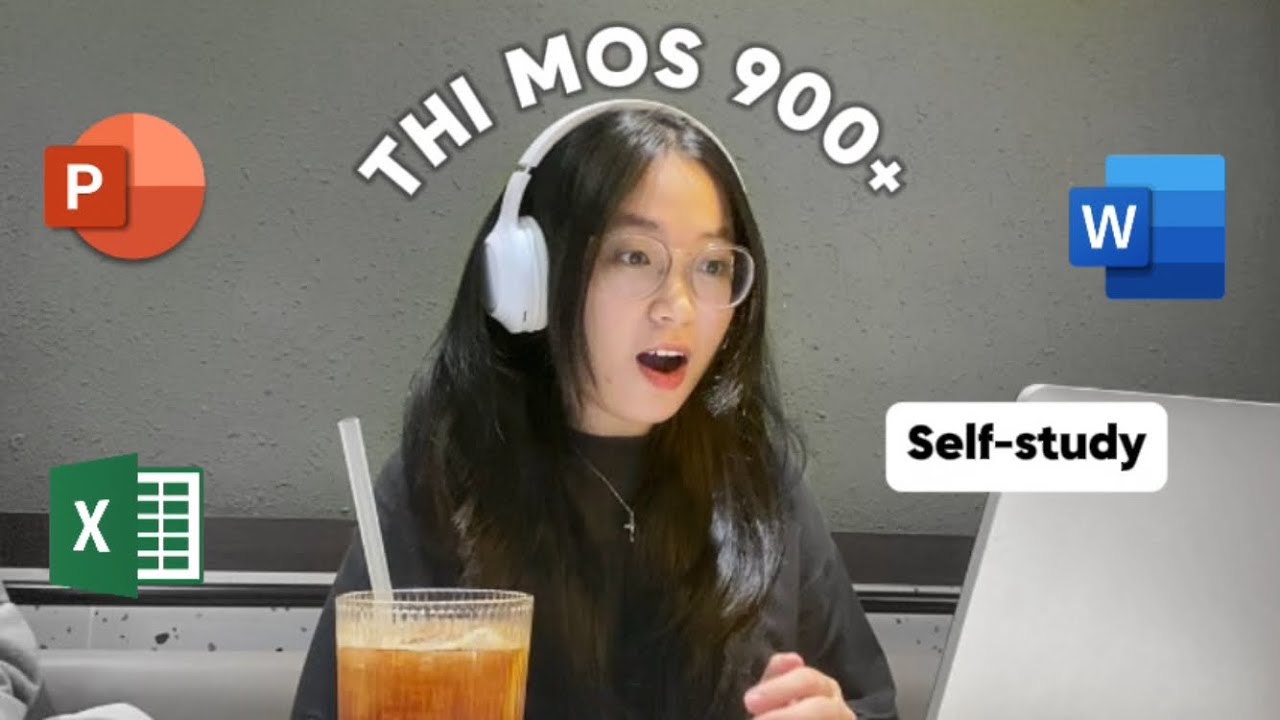 QUÁ TRÌNH ÔN THI MOS 900+ 😱🙇🏻‍♀️// Mình tự ôn như thế nào để đậu MOS// Thien Ai