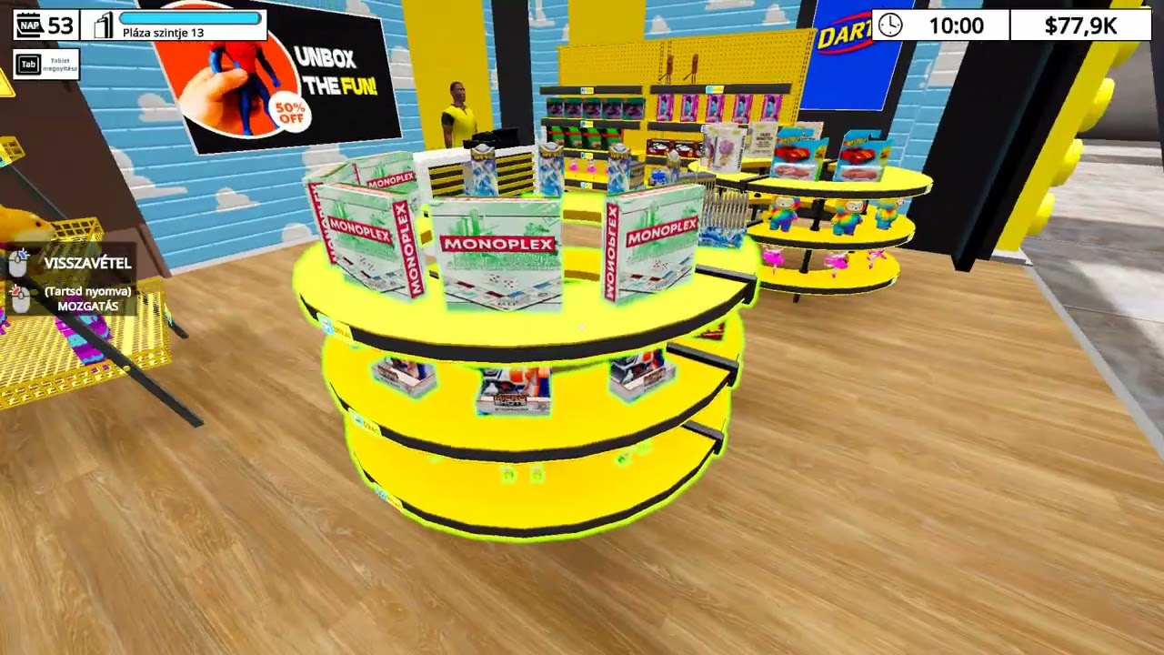 Mall Simulator Part 13 (PC)  - Full Game Walkthrough - No Commentary! HUN/MAGYAR