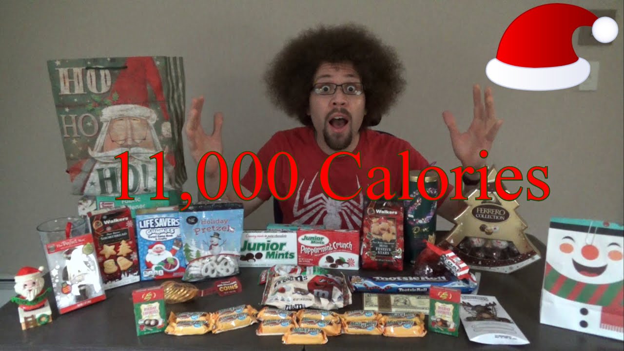 Christmas Candy Challenge l 11,000 Calories l Christmas In January