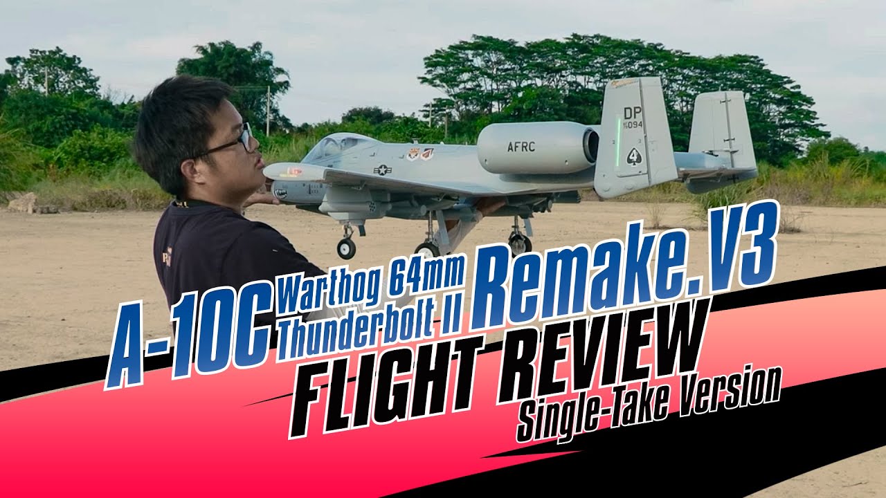 Freewing 64mm A-10C V3 Flight Video - Single-Take
