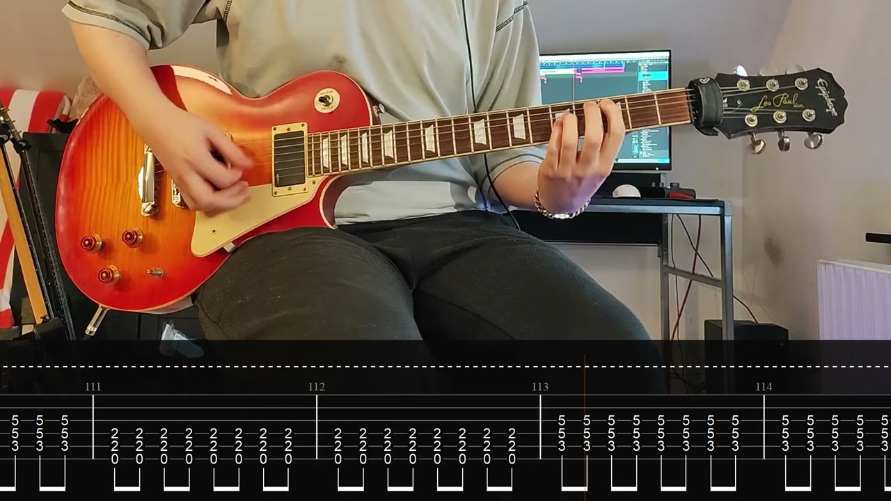 Love From The Other Side - Fall Out Boy (ON-SCREEN TABS) (NEW SONG 2023) (ONE-TAKE COVER)