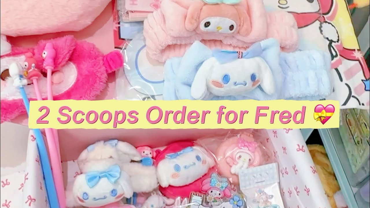 A Returning Favorite 💕2-Scoop My Melody & Cinnamoroll Gift for Olivia | Squishy Lover Edition