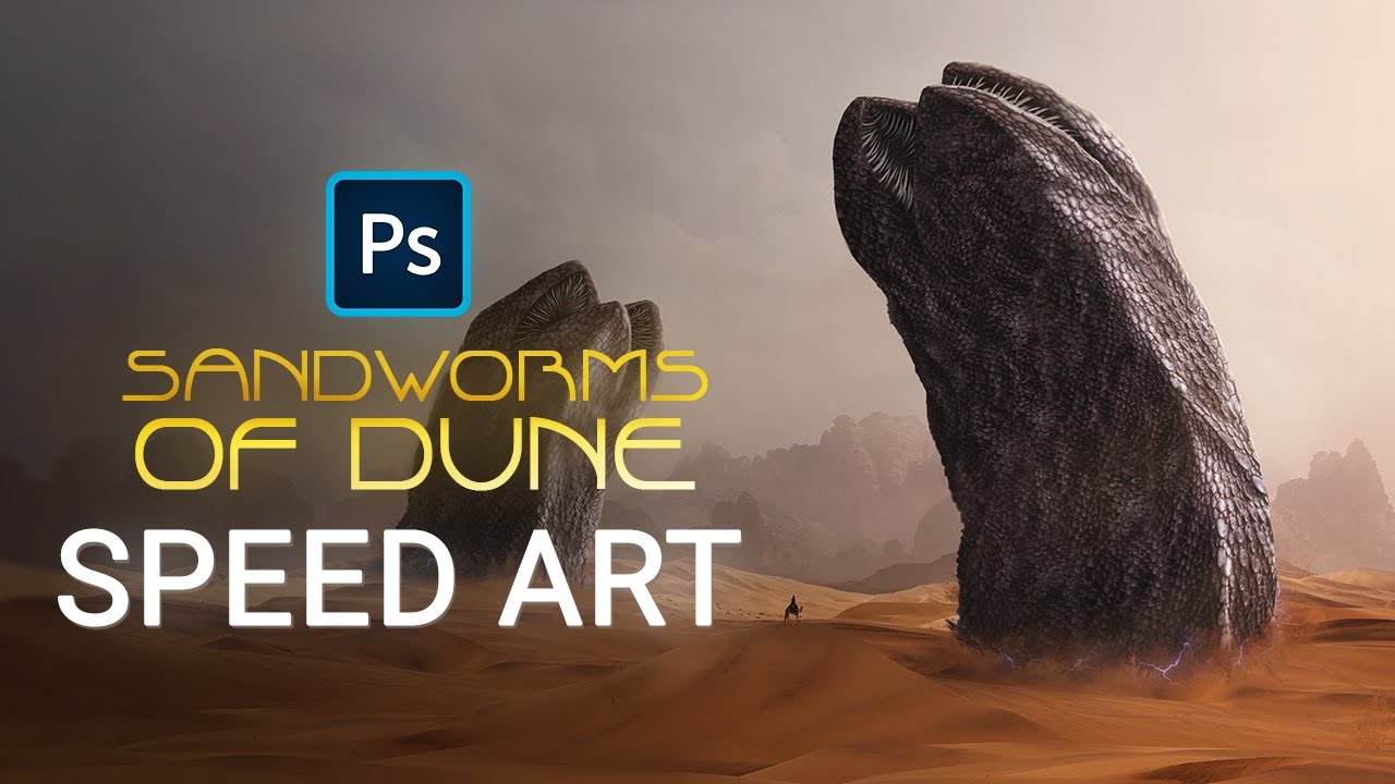 I got inspired by 'Dune', so I created this in photoshop | Speed art