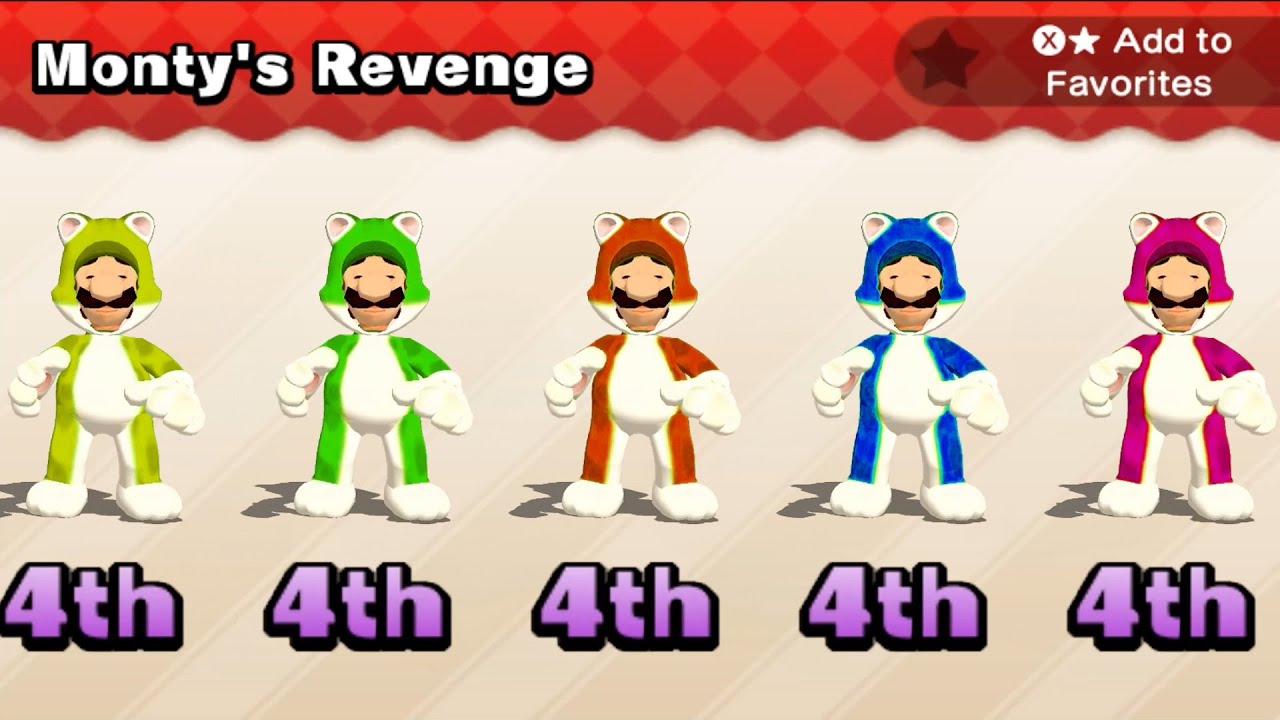 Mario Party The Top 100 Best Day of Luigi Minigames Rosalina vs Mario vs Yoshi vs Luigi