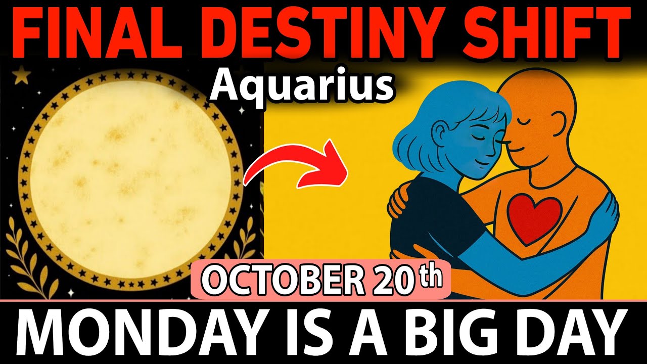 AQUARIUS ♒ October 20, 2025 &mdash; FINAL DESTINY SHIFT 🌌 The Universe Is Rewriting Your Whole Timeline!