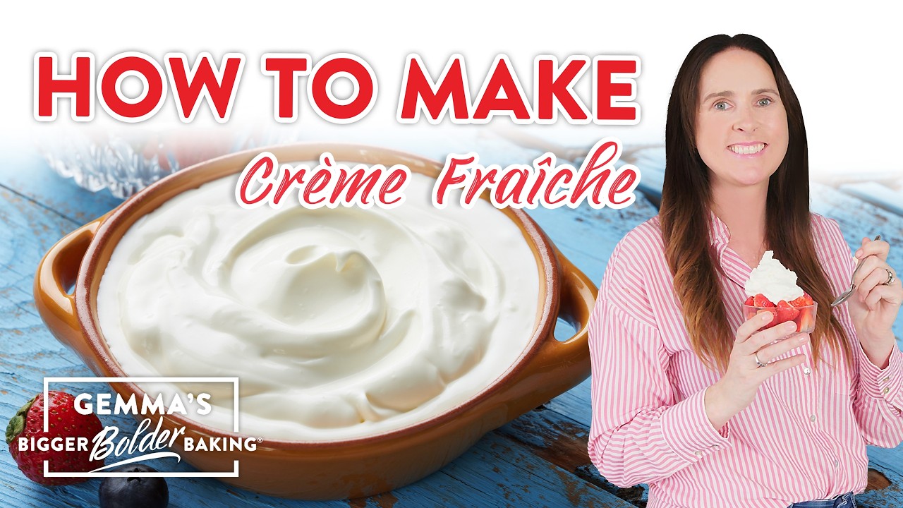 How to Make Cr&egrave;me Fra&icirc;che with ONLY 2 Ingredients!
