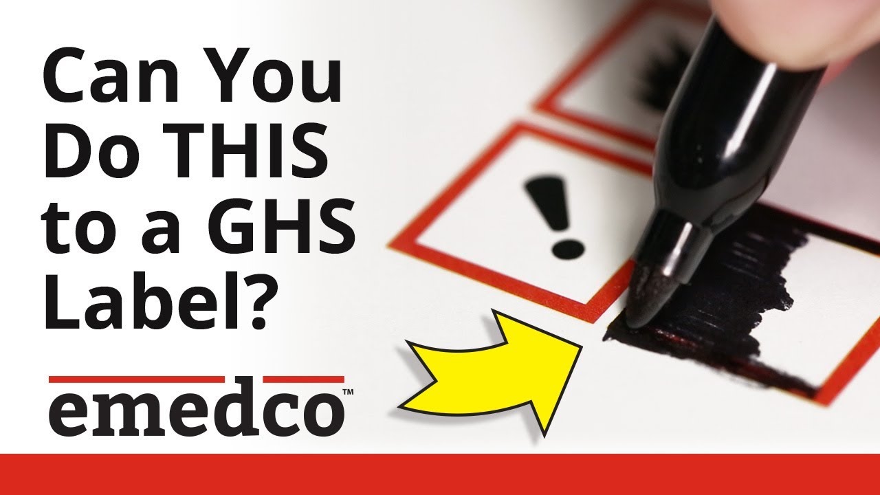 GHS Labels with Blank Pictogram Diamonds - Are They OSHA Compliant? | Emedco Video