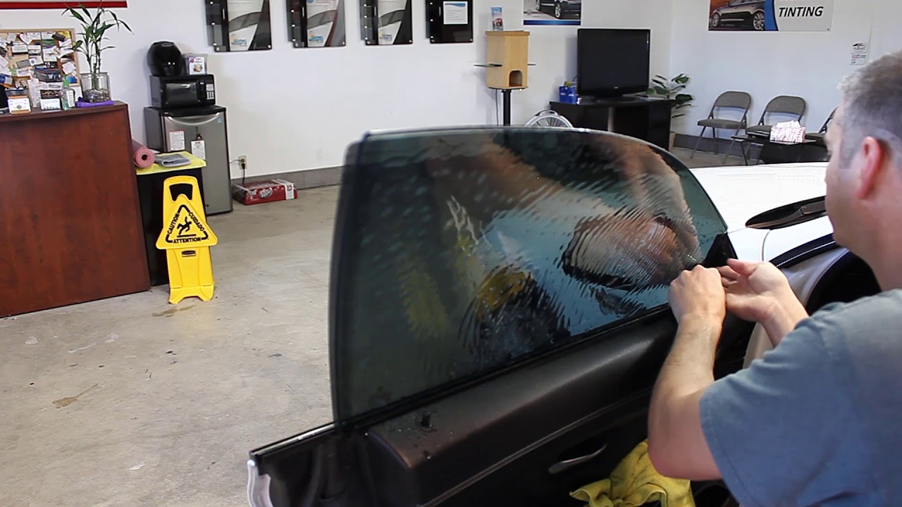 Installing Tint on a BMW 640i