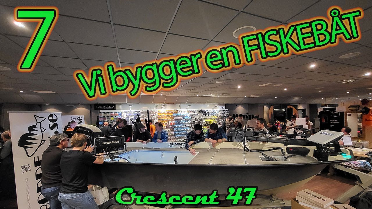 Vi bygger en FISKEBÅT (Crescent 47) - Del 7  – KAPELL, BELYSNING & INREDNING