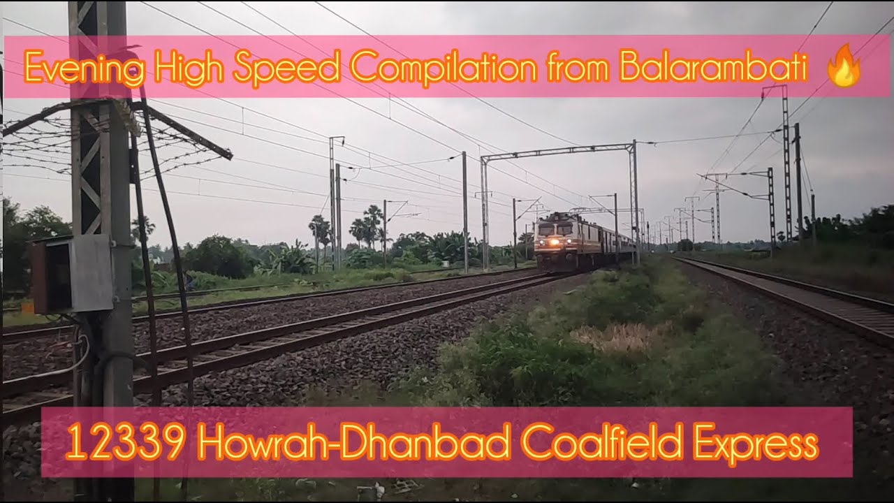🔥Indian railways Fastest trains at 130 kmph Evening Action | Coalfield+VB+Poorva+Chambal and more