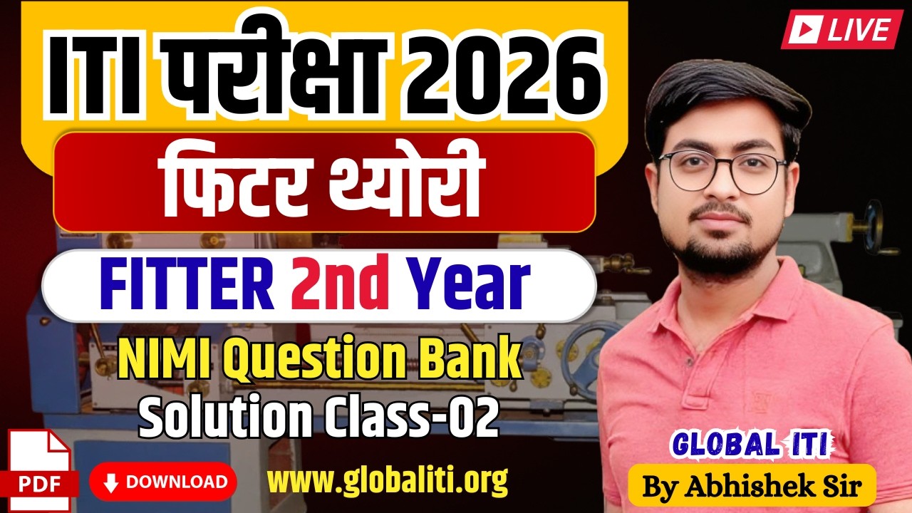 ITI Fitter Theory 2nd Year Class-02 | Fitter Trade Theory in Hindi 2nd Year 2026