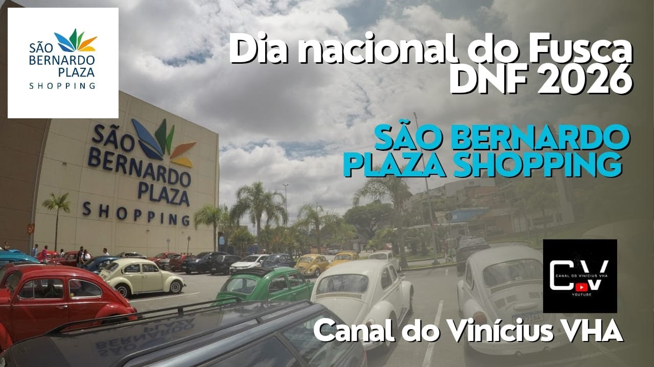 Dia Nacional do Fusca DNF 2026 no São Bernardo Plaza Shopping