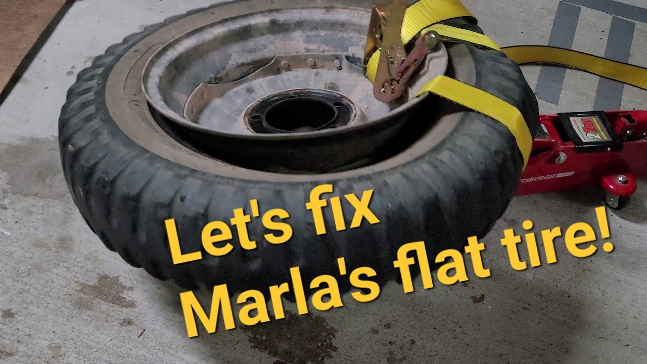 First Time Inner Tube Replacement on a Willys CJ-V35/U | Willys Jeep Tire Repair