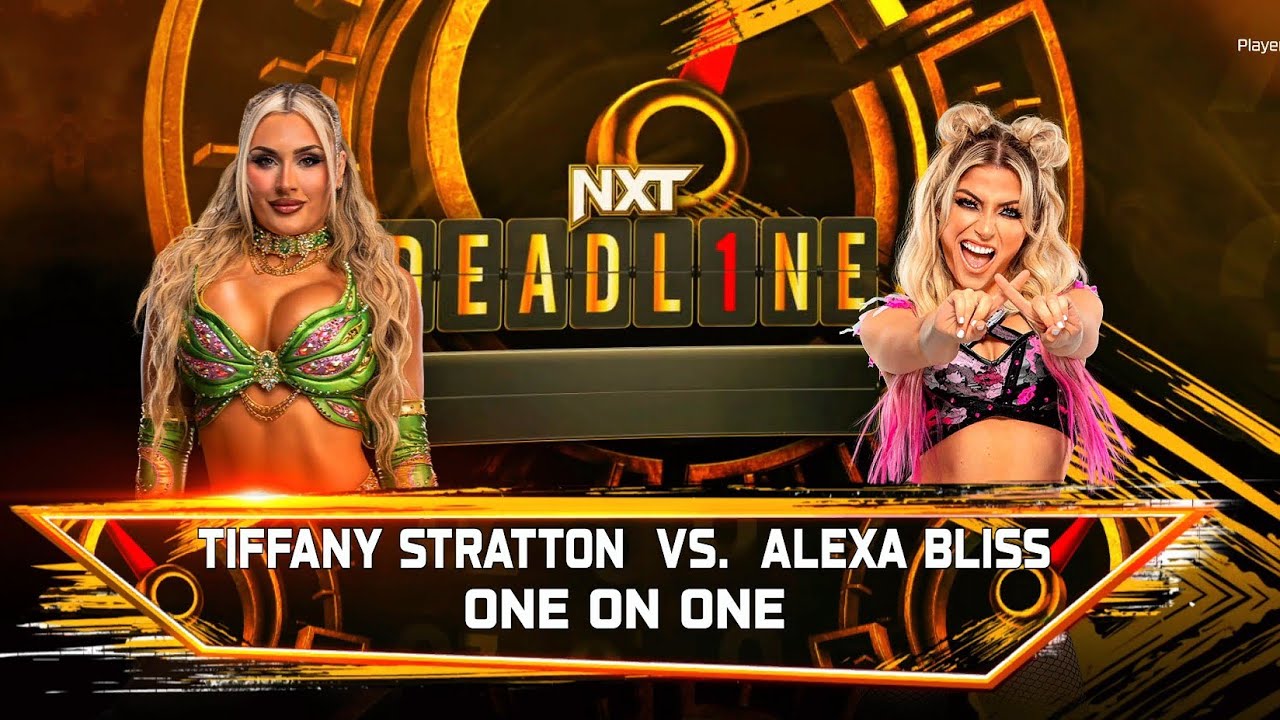 Tiffany Stratton Vs. Alexa Bliss NEXT Deadline #wwe2k25 #gaming #gamplay 