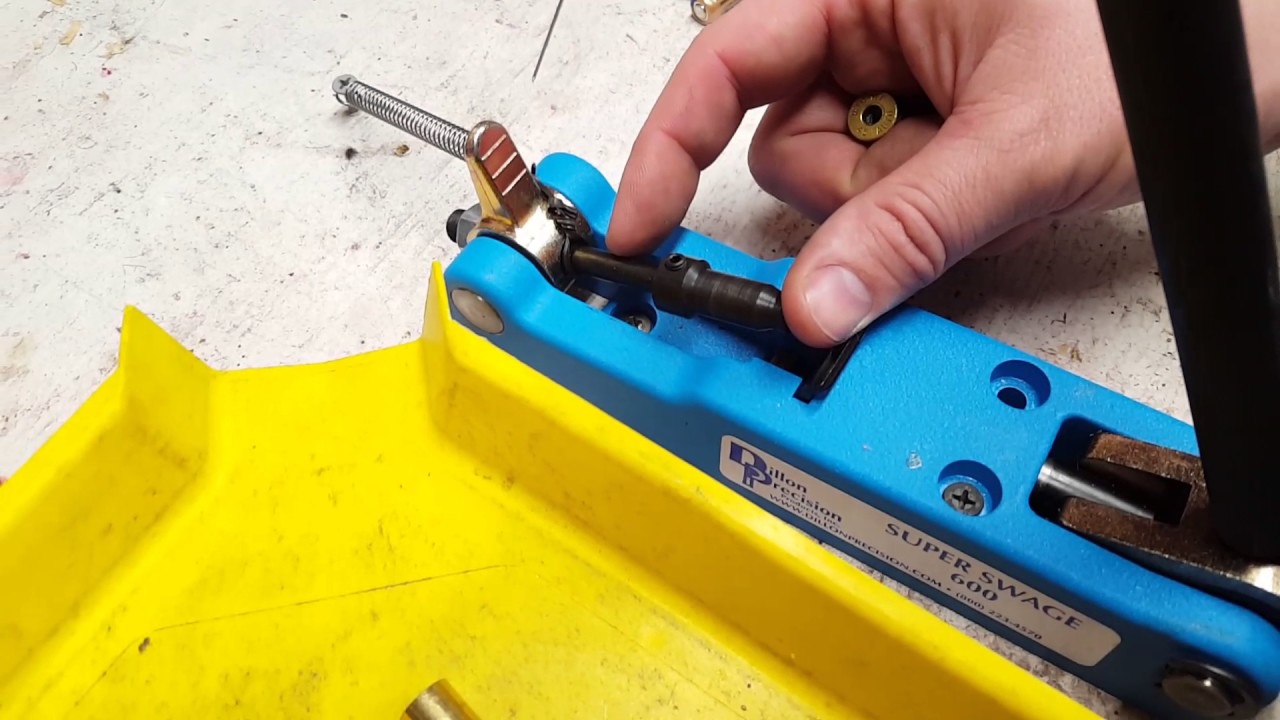 RCBS Swaging System VS. Dillon 600 Swager