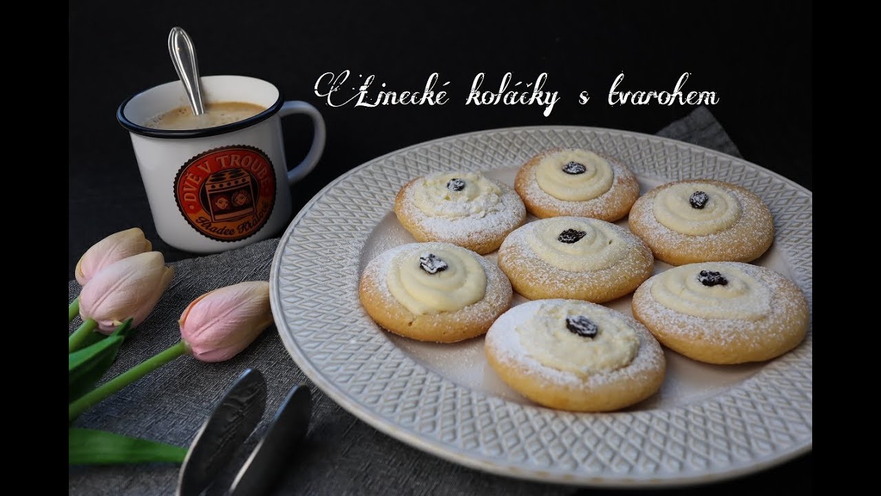Linecké koláčky s tvarohem | Videorecept | Dvě v troubě | CZ/SK HD recipe